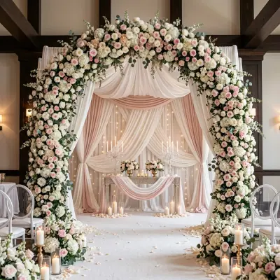 Wedding dekoracija i prateći elementi